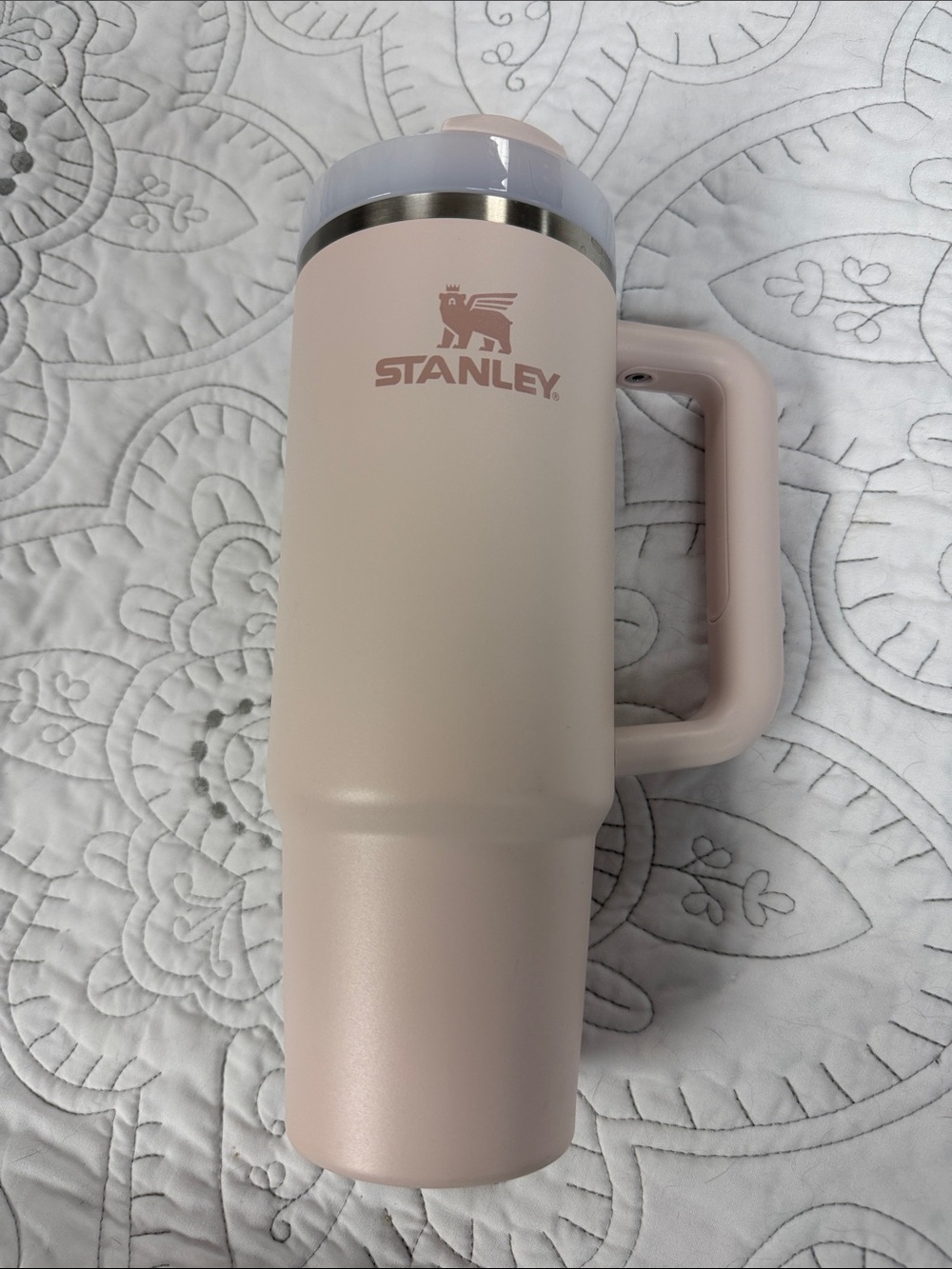 Stanley Pink Tumbler Water Bottle